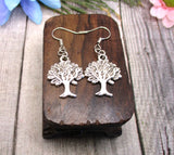 Dainty Tree Of Life Earrings  Apple Tree Jewelry Minimalist Plant Earrings  Best Friend  Nature Lover Gifts