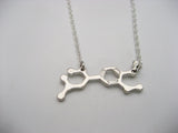 Adrenaline Necklace Adrenaline Molecule Necklace Stem Necklace Chemistry Necklace Adrenaline Jewelry Science Jewelry Adrenaline Jewelry