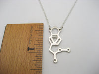 MDMA Necklace, Molly Necklace, Science Necklace,  Molly Jewelry, Chemistry Jewelry, Chemistry Necklace MDMA Jewelry