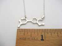 Adrenaline Necklace Adrenaline Molecule Necklace Stem Necklace Chemistry Necklace Adrenaline Jewelry Science Jewelry Adrenaline Jewelry