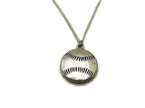 Silver Baseball Charm Necklace, Softball Necklace Baseball Jewelry Sports Necklace Sports Jewelry Team Gift Ideas Baseball Player Sports Fan