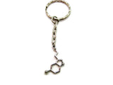 Serotonin Keychain Molecule Keychain Science Keychain STEM Keychain Chemistry Keychain