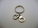 Handcuffs Charn Ring Charm Ring Adjustable Brass Ring Handcuff Jewelry Gifts For Her