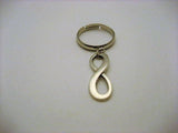 Infinity Ring Charm Ring Adjustable Brass Ring