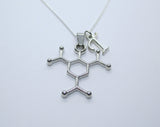 TNT Necklace TNT Molecule Necklace Science Necklace, Dynamite Necklace, Initial Personalized Gifts TNT Jewelry Science Jewelry Gifts For Her
