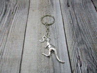 Kangaroo Keychain Personalized Gifts  Letter Customized Marsupial Keychain