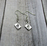 Tiny Ace Earrings Playing Card Earrings Ace Jewelry Card Jewelry