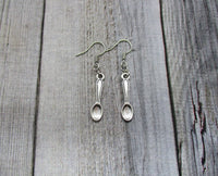 Spoon Earrings Spoon Theory Earrings  I Have No Spoons Jewelry Foodie Earrings