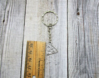 Pizza Keychain Pizza Slice Keychain Food Keychain Pepperoni  Keychain Gifts Under 10