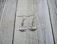 Small Fish Earrings Fishy Jewelry Fish Dangle Earrings Mermiadcore Ocean Lovers Gifts For Her
