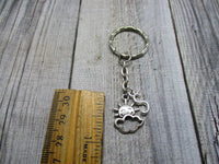 Sun Keychain with Letter Customized / Personalized Gift with initial Sun In the Clouds Sunny Day  Gift