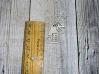 Beaker Necklace, Flask Necklace, Personalized Chemistry Necklace, Initial  Science Necklace, Chemistry Jewelry Science Jewelry Science Gifts