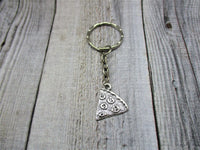 Pizza Keychain Pizza Slice Keychain Food Keychain Pepperoni  Keychain Gifts Under 10