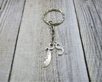 Sword Keychain with Letter Customized Scimitar Keychain with initial Personalized Gifts For Him / Her