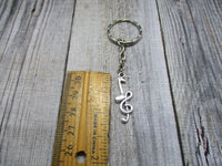 Music Note Keychain Treble Clef Keychain Music Lovers Keychain Musician Gift Music Note Keychain Music Gifts For Her