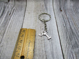 Personalized Bone Keychain with Letter Customized  Gifts Dog Bone Keychain with initial