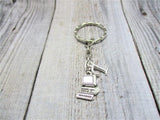 Computer Keychain Personalized Gifts  Letter Customized Desktop Keychain Initial