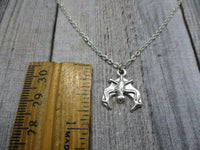 Bat Charm Necklace Halloween Necklace Vampire Bat Jewelry, Vampire Necklace, Vampire Bat Jewelry, Halloween Jewelry Gifts For Her