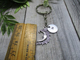 Half Moon Keychain Personalized  Moon Gift Custom Mystical Gifts For Her / Him