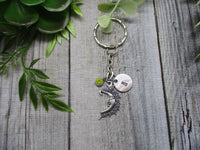 Moon Keychain Personalized  Mystical Moon Gift Custom Keychain Gifts For Her