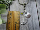 Hammer Keychain Personalized Handstamped Tool Keychain Gift Custom Keychain Gifts For Her