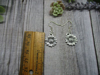 Sunflower Earrings Sunflower Jewelry Gifts For Her Flower Earrings Dangle Earrings Flower Jewelry