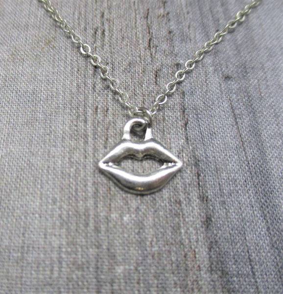 Lips Necklace Lip Jewelry Kiss Necklace Kiss Jewelry Gifts For Her