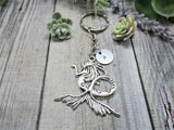Mermaid Keychain Ocean Keychain Personalized Handstamped Mermaid Gift Custom Mystical Gifts For Her