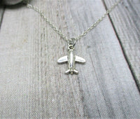 Airplane Necklace Airliner Necklace Gifts For Her / Him Flight Jewelry Airplane Jewelry