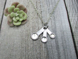 Measuring Spoons Necklace Bakers Necklace Bakers Gifts For Her Measuring Spoons Jewelry Gift For Birthday