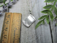 Laptop Necklace Computer Necklace Gifts For Him / Her Laptop Jewelry Computer Jewelry Tech Gifts Tech Jewelry