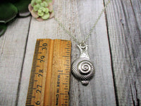 Snail Necklace Snail Jewelry Garden Gifts For Him / Her