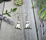 Ghost Earrings  Ghost Jewelry Spooky Gifts For Her
