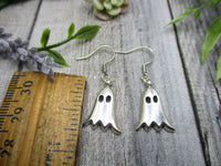 Ghost Earrings  Ghost Jewelry Spooky Gifts For Her