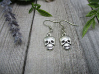 Skull Earrings Halloween Earrings Skull Jewelry Spooky Gifts For Her