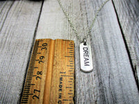 Dream Necklace Motivational Jewelry Gifts For Her Dream Jewelry Dream Charm Necklace With Words