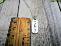 Family Necklace Motivational Jewelry Gifts For Her Family Jewelry Family Charm Necklace With Words