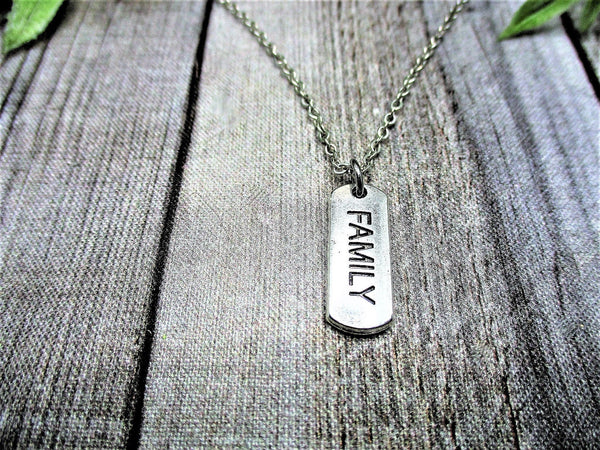 Family Necklace Motivational Jewelry Gifts For Her Family Jewelry Family Charm Necklace With Words
