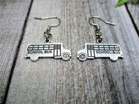 School Bus Earrings School Bus Dangle Earrings School Bus Jewelry Travel Gifts  Bus Driver Jewelry Gift