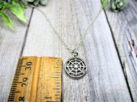 Spiderweb Necklace Spooky Gifts For Her / Him Spiderweb Jewelry Spooky Jewelry