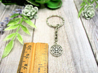 Spiderweb Keychain Gifts For Her / Him Spooky Keychain Spiderweb Key Ring