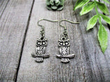 Owl Earrings Bird Jewelry Dangle Earrings Owl Jewelry Gifts For Her