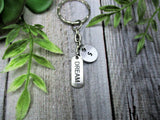 Dream Keychain Motivational Keychain Personalized Handstamped  Gift Custom Gifts For Her