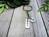 Believe Keychain Motivational Keychain Personalized Handstamped Believe Gift Custom Gifts For Her