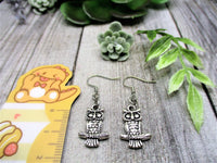 Owl Earrings Bird Jewelry Dangle Earrings Owl Jewelry Gifts For Her
