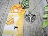 Butterfly Necklace Butterfly Jewelry Garden Gifts For Her Butterfly Charm Necklace Heart Jewelry Heart Necklace
