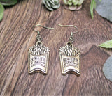 French Fries Earrings Fast Food Earrings  French Fries Jewelry Junk Food Dangle Earrings  Food Jewelry Gifts For Her  Food Earrings