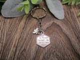 Be Yourself Keychain Motivational Gifts For Her Bee Keychain
