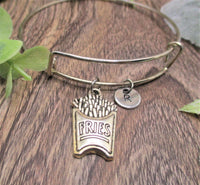 French Fry Charm Bracelet French Fry Jewelry Bracelet Gifts for Her Junk Food Jewelry Fast Food Bracelet Personalized Gifts