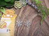 Snowflake Earrings Holiday Jewelry Gifts For Her